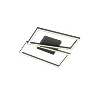 SLASH PL LED 30W CCT 3000K/6000K D500*500MM SBK (4.1.2)