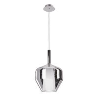 TRESOR SU 1X42W E27 D200*H300 SMOKEY GREY/CHROME(5.1.1)