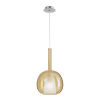TRESOR SU 1X42W E27  D200*H350 RD AMBER(5.6)